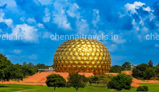 Auroville Matrimandir in Pondicherry