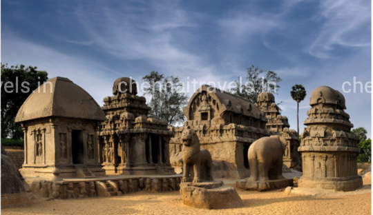 Pancha rathas in mahabalipuram