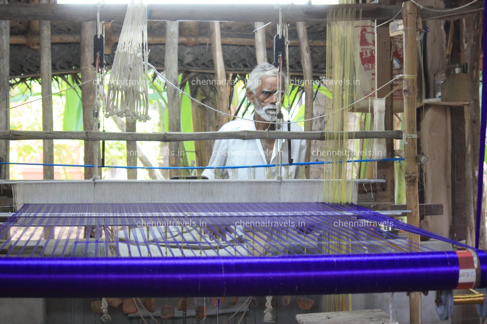 Silk Sarees weaving center kanchipuram