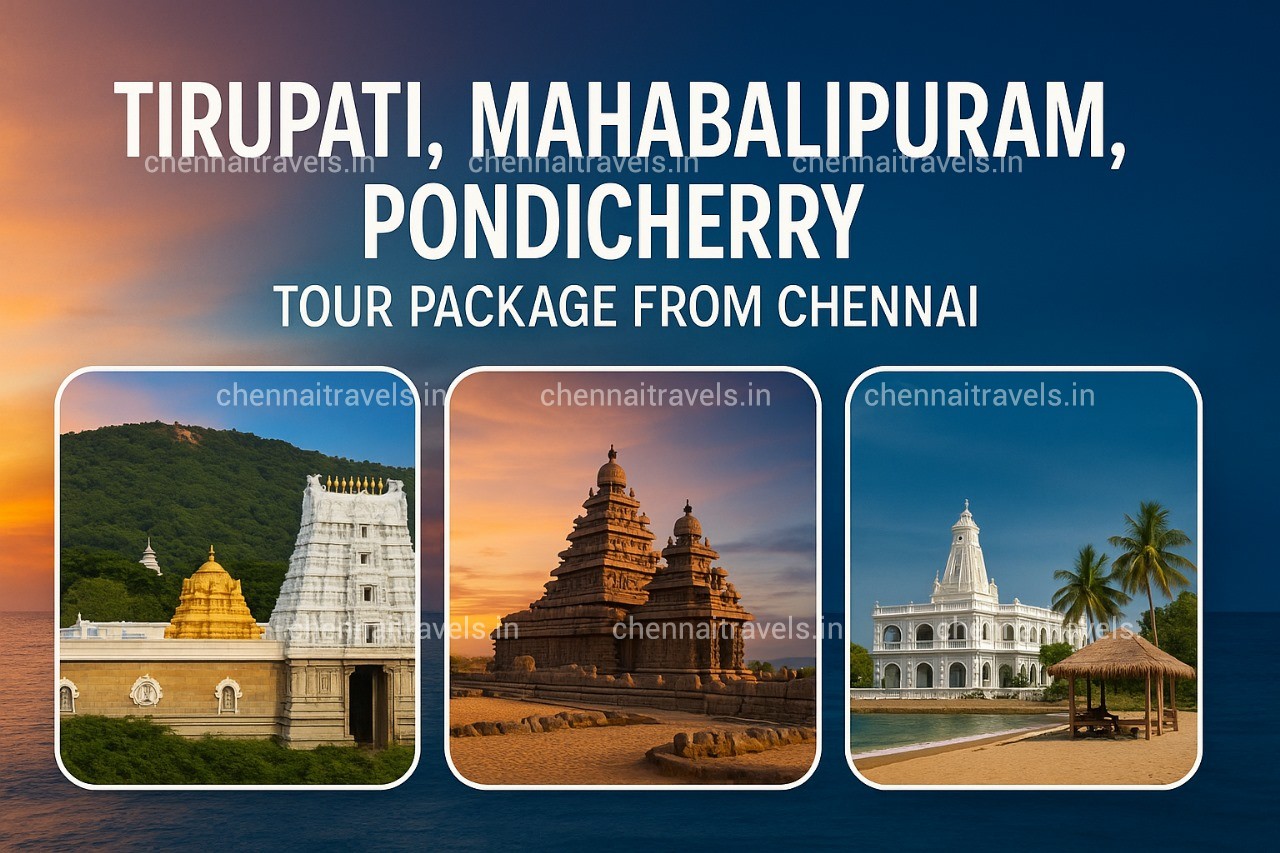 Tirupati Mahabalipuram and Pondicherry Tour Package Tirupati Mahabalipuram and Pondicherry Tour Package