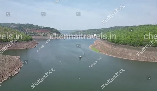 Pathala Ganga Krishna River Srisailam Dam Krishna River