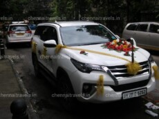 fortuner wedding car rental
